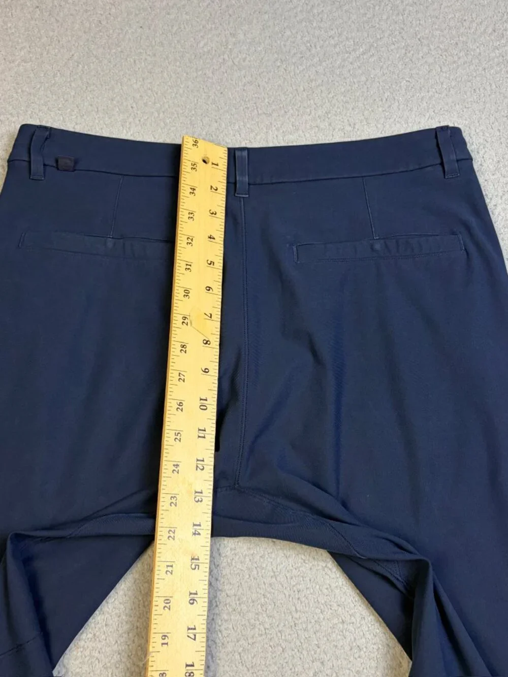 Lululemon Commission Pants Mens 32x30 Blue Performance Chino Stretch Pockets